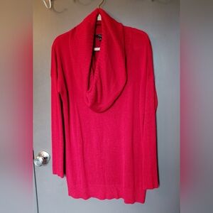 Cupio Red Cowl Neck Sweater